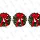 18-Inch Pre-lit Wreaths | $20 | Bed, Bath, and Beyond